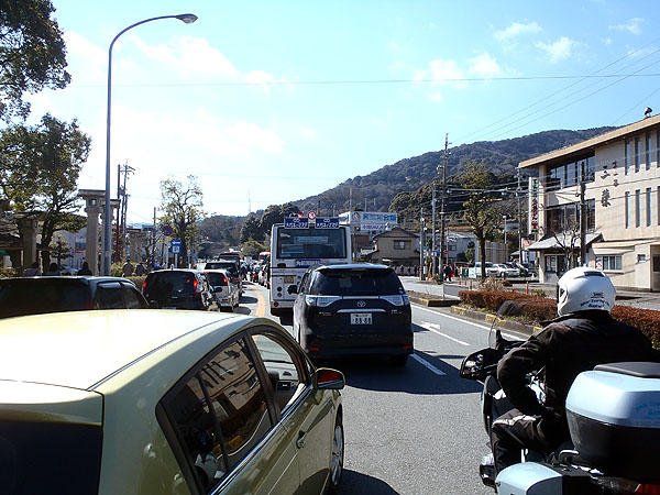 伊勢神宮目前の交差点